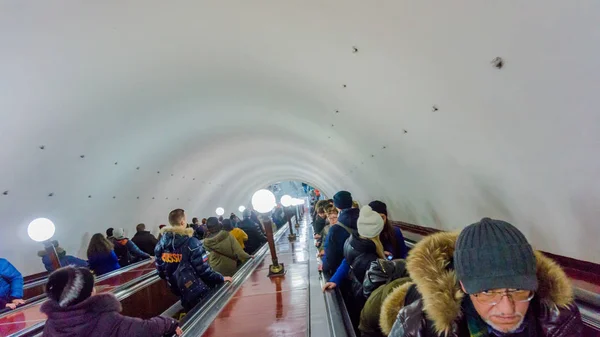 Moskau, Russland - 22. November 2016: Metrostation Arbatskaja. es — Stockfoto