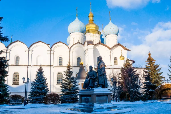 Cathedral of the Annunciation in Kazan Kremlin, Tatarstan, Russi — Stock Photo, Image