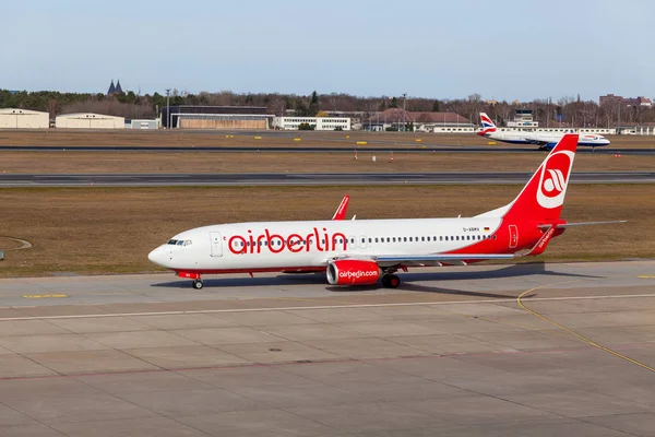 Berlin Germany March 2015 Air Berlin Airbus Ankommer Tegel Internasjonale – stockfoto