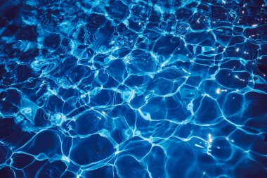 Soyut mavi dalgalar arka plan. Havuz suyu