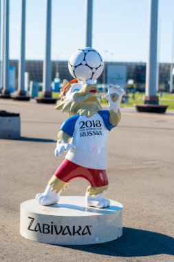 Soçi, Rusya - 12 Aralık 2017: 20 resmi maskotu