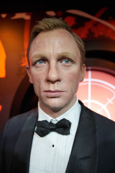 Amsterdam, Netherlands - September 05, 2017: Wax figure of Danie