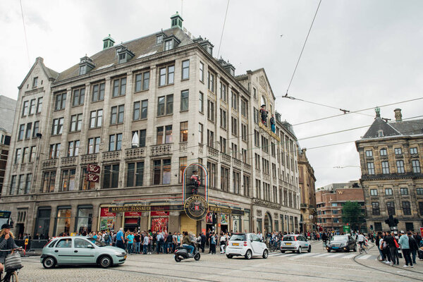 Amsterdam, Netherlands - September 05, 2017: building of Madame 