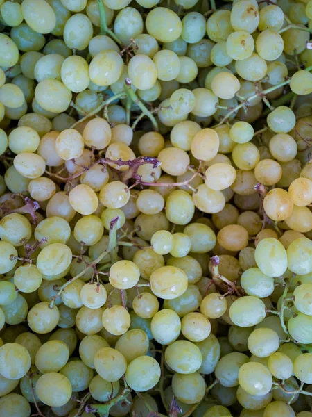 Uvas blancas. Fondo de uva verde —  Fotos de Stock