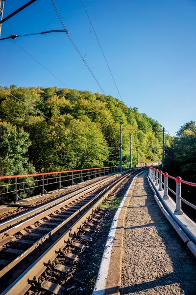 Railroad tracks. Spoorwegen — Stockfoto