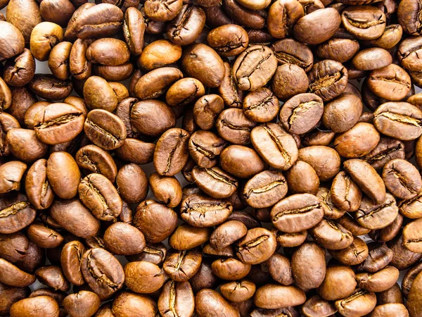 Kaffebönor konsistens. kaffe bakgrund — Stockfoto