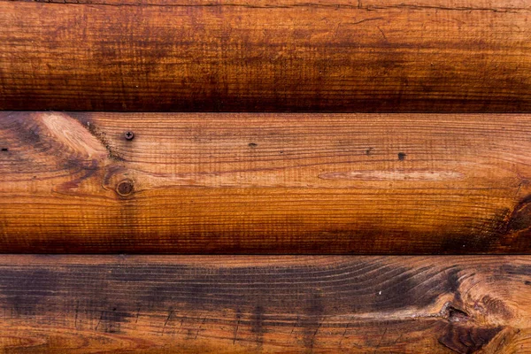 Textura de madera. Pared de madera de troncos — Foto de Stock