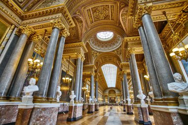 Versailles, Fransa - 14 Şubat 2018: Savaş galeride t