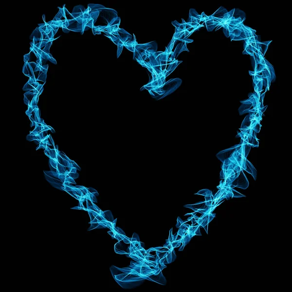 Happy Valentine's Day.  neon heart sign — Stock Photo, Image