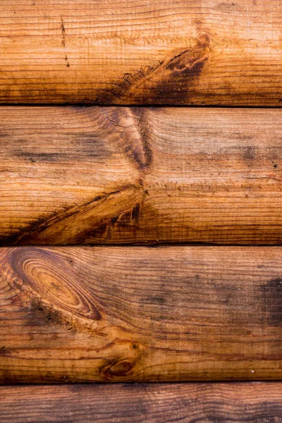 Textura de madera. Pared de madera de troncos — Foto de Stock