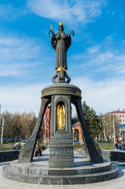 Krasnodar, Rusya - 06 Nisan 2018: Saint Catherine Bell 