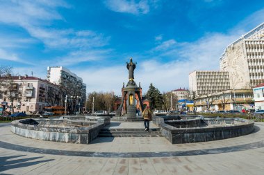 Krasnodar, Rusya - 06 Nisan 2018: Saint Catherine Bell 