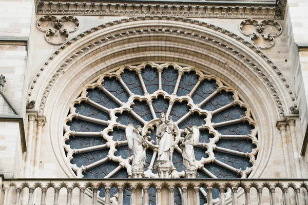 Architectural details of Cathedral Notre Dame de Paris — Stock Photo, Image