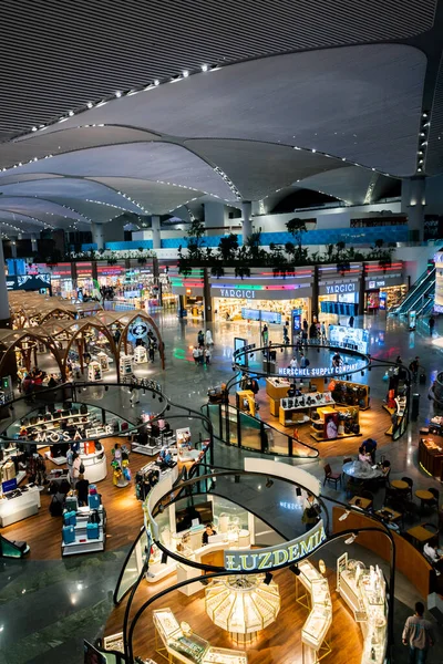 ISTANBUL, TURKEY, AUGUST 02, 2019: Interior view of the Istanbul n — стоковое фото