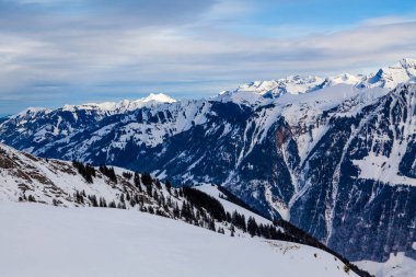 Güzel dağ manzarası. Kar Dağı