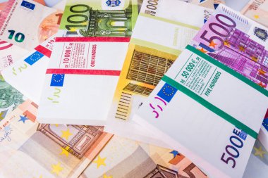 Euro parası. Avro nakit geçmişi. Euro Para Banknotları