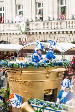 Köln, Almanya - 12 Şubat 2018: Rosenmontag Geçidi ( 