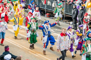 Köln, Almanya - 12 Şubat 2018: Rosenmontag Geçidi ( 