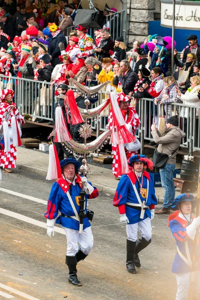Köln, Almanya - 12 Şubat 2018: Rosenmontag Geçidi ( 