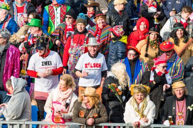 Köln, Almanya - 12 Şubat: Köln 'de bir karnavalda,