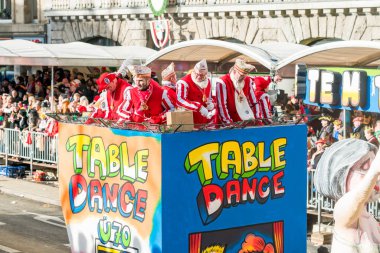 Köln, Almanya - 12 Şubat: Köln 'de bir karnavalda,