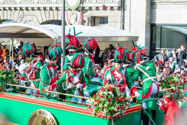 Köln, Almanya - 12 Şubat: Köln 'de bir karnavalda,