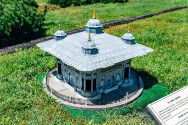 İstanbul, Türkiye-12 Temmuz 2017: Ahmet Çeşmesi 'nin kopyası. Miniatürk Parkı İstanbul 'da bulunuyor