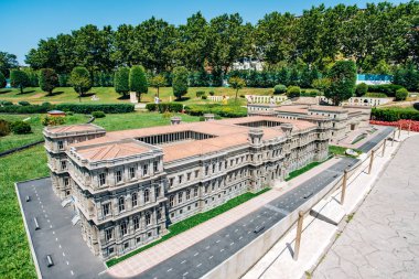 İstanbul, Türkiye-12 Temmuz 2017: Itu Macka Kampüsü 'nün kopyası. Miniatürk Parkı İstanbul 'da bulunuyor