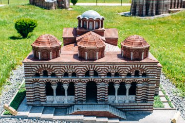 İstanbul, Türkiye-12 Temmuz 2017: Molla Gurani camiinin kopyası indirgendi. Miniatürk Parkı İstanbul 'da bulunuyor