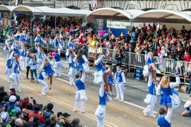 Köln, Almanya - 12 Şubat 2018: Rosenmontag Geçidi ( 