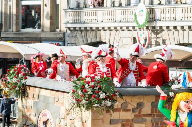 Köln, Almanya - 12 Şubat: Köln 'de bir karnavalda,