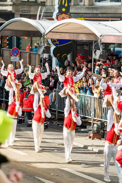 Köln, Németország - február 12, 2018: Ismeretlen emberek th — Stock Fotó