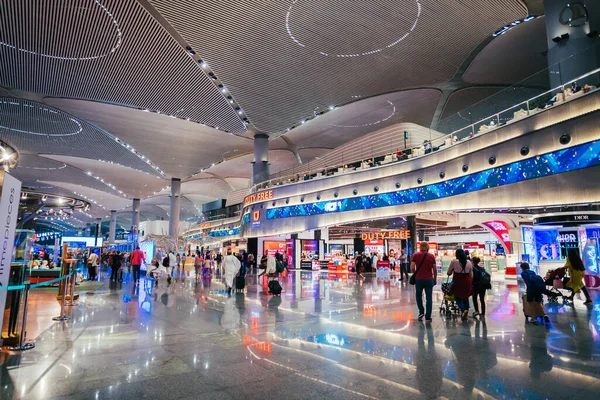 ISTANBUL, TURKEY, AUGUST 02, 2019: Interior view of the Istanbul n — стоковое фото