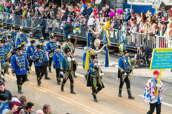 Cologne, Allemagne - 12 FÉVRIER : Les gens à un carnaval à Cologne , — Photo