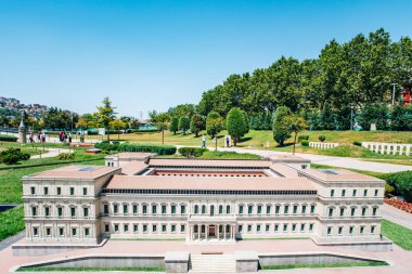 İstanbul, Türkiye-12 Temmuz 2017: Itu Macka Kampüsü 'nün kopyası. Miniatürk Parkı İstanbul 'da bulunuyor