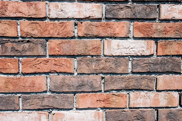 Oude stenen muur. De bakstenen achtergrond. Rode baksteen achtergrond — Stockfoto