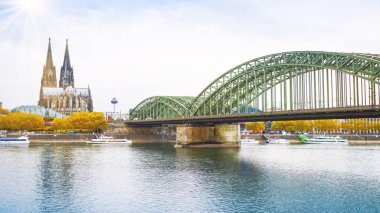 Köln Ren Nehri cruise gemi Köln ' deki Alman
