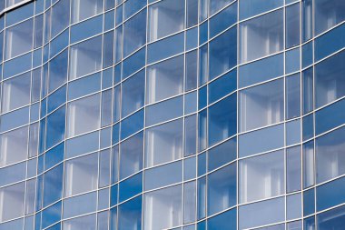 Güzel mimari yapılar. Cam pencere binaları. Cam Pencerelerin Arkaplanı