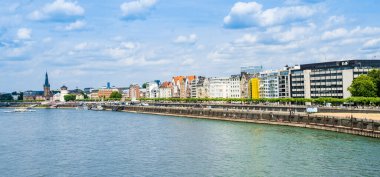 Düsseldorf Almanya - Europe havadan görünümü
