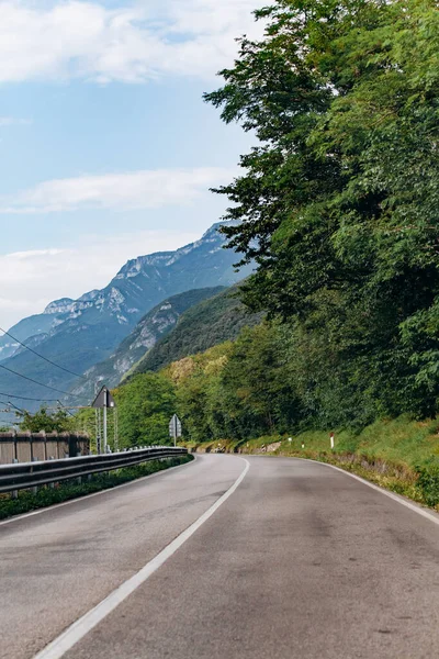 Mooie Summer Mountain Road Zomer Weg Bergen — Stockfoto