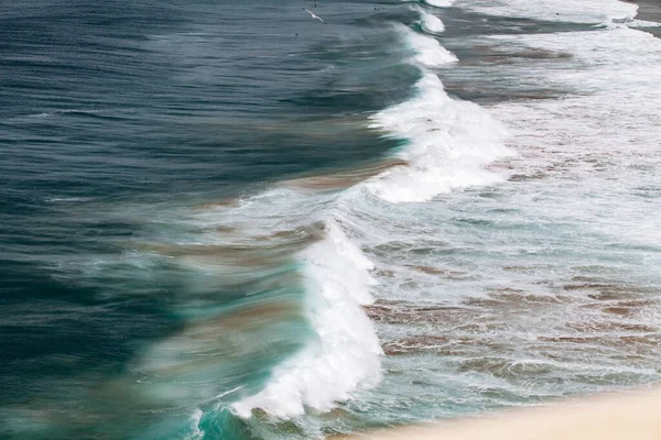 Krásné Mořské Vlny Vlny Slunečného Dne Pohled Vlny Shora — Stock fotografie