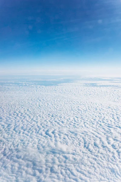 Fantastico Sfondo Con Nuvole Vista Sopra Nuvole — Foto Stock