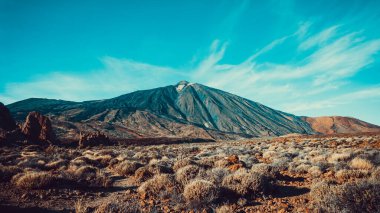 İspanya - Volkan Teide Ulusal Parkı. Teide Dağı, UNESCO Dünya Mirası Bölgesi