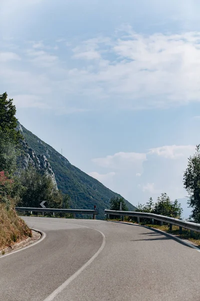 Strada Una Zona Montuosa Bella Strada Montagna — Foto Stock