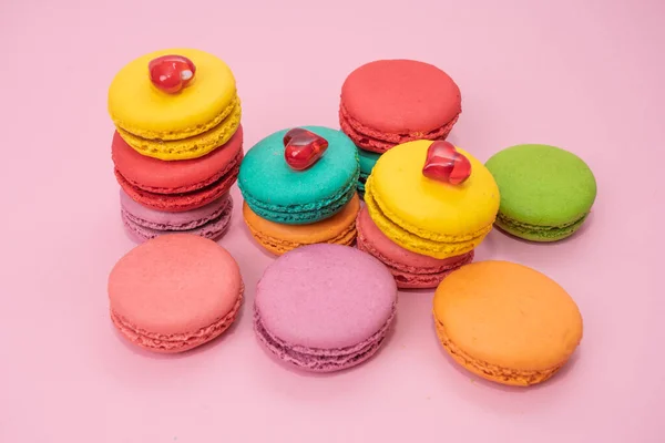 Colorful Macarons Cakes Sweet Food — Stock Photo, Image