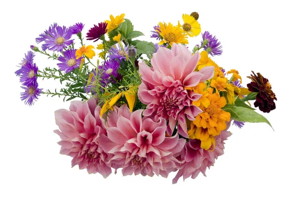 Bouquet from autumn flowers — Stock Photo, Image