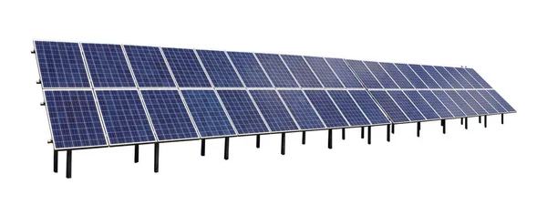 Standardowego słonecznej panele elektryczne — Zdjęcie stockowe