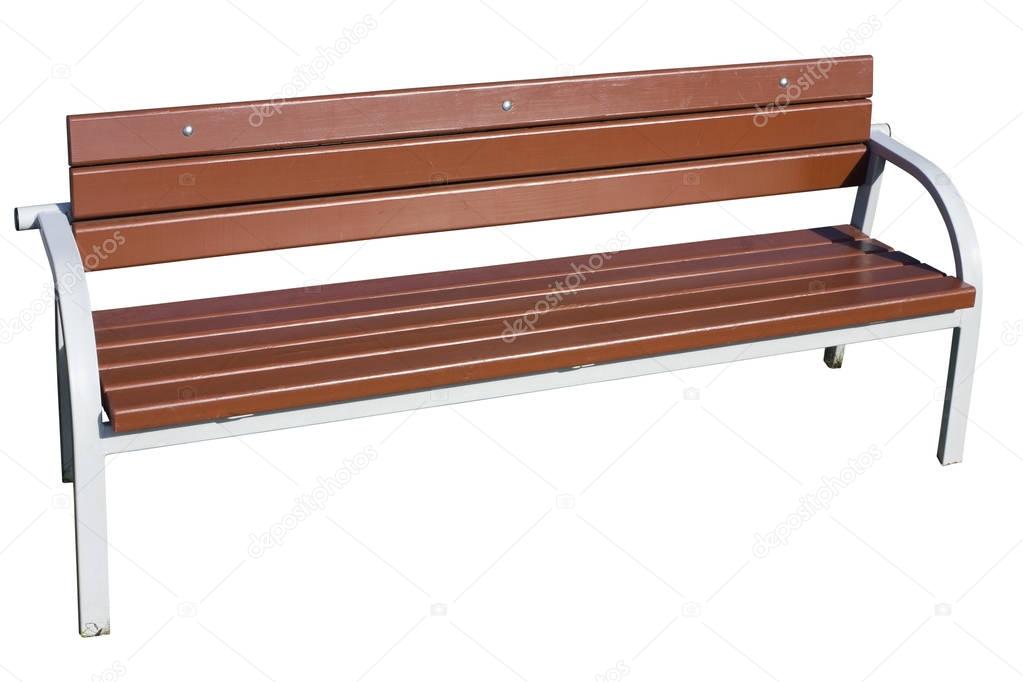 Isolated Modern Park Bench Stock Photo C Vilaxlt 130065238