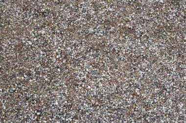 Küçük ıslak yuvarlak granit çakıl