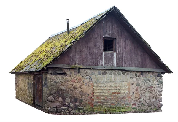 Vanligt ingen nsme trä skog vintage landsbygdens skjul — Stockfoto